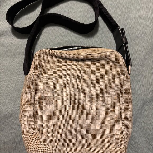 PRADA Canapa Linen Sport Messenger Bag - Picture 8 of 8